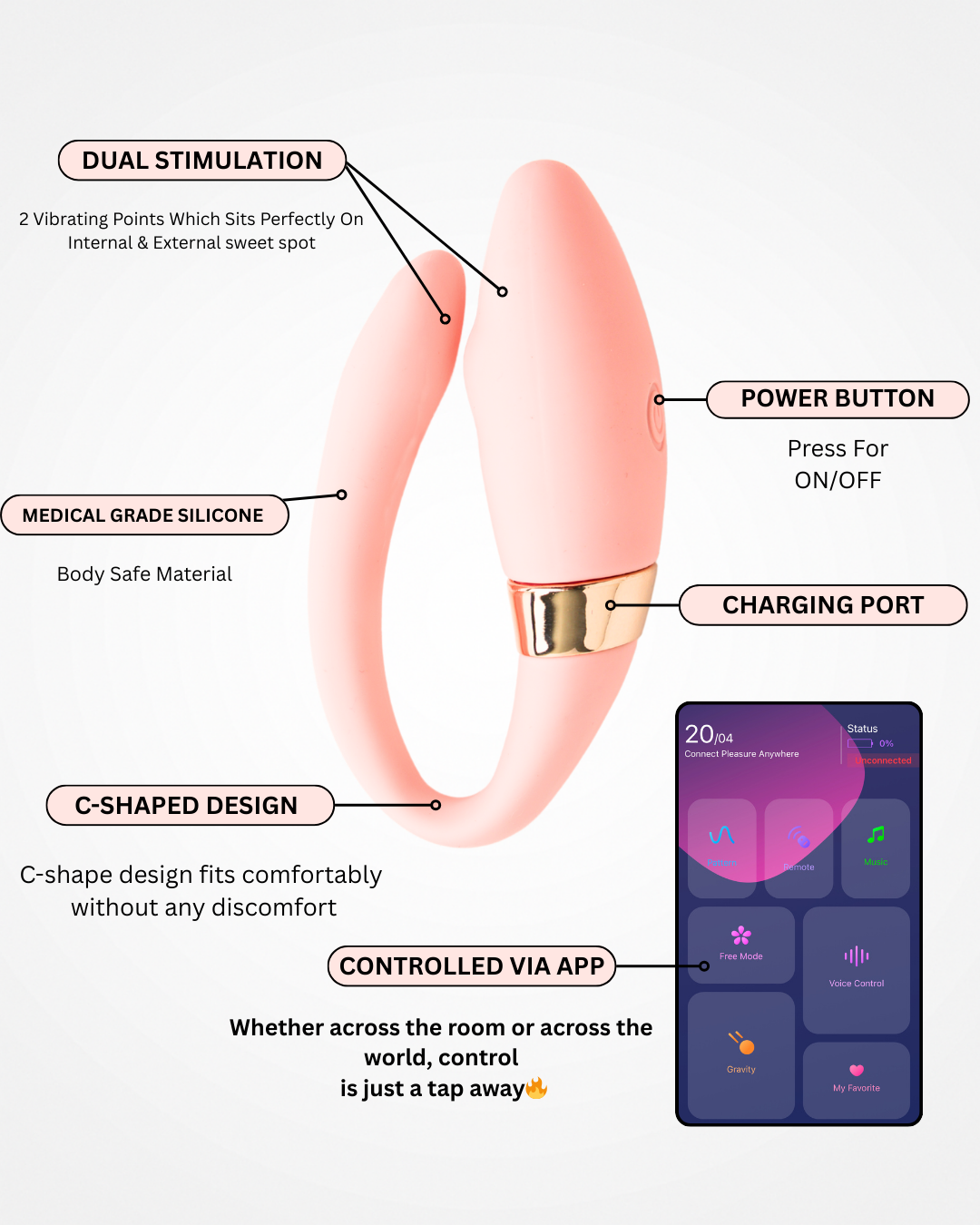 Vibe Sync - app controlled